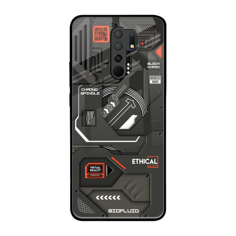 Tech Aesthetics Poco M2 Glass Back Cover Online