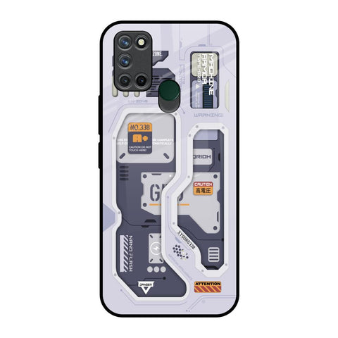 Tech Savvy Realme 7i Glass Back Cover Online