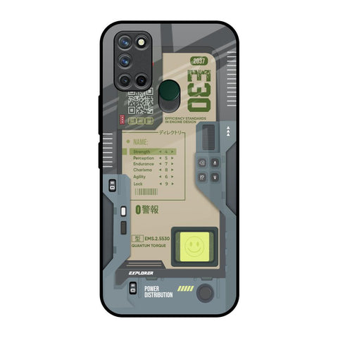 Art Station Realme 7i Glass Back Cover Online