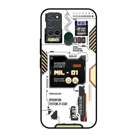 Tech Display Realme 7i Glass Back Cover Online