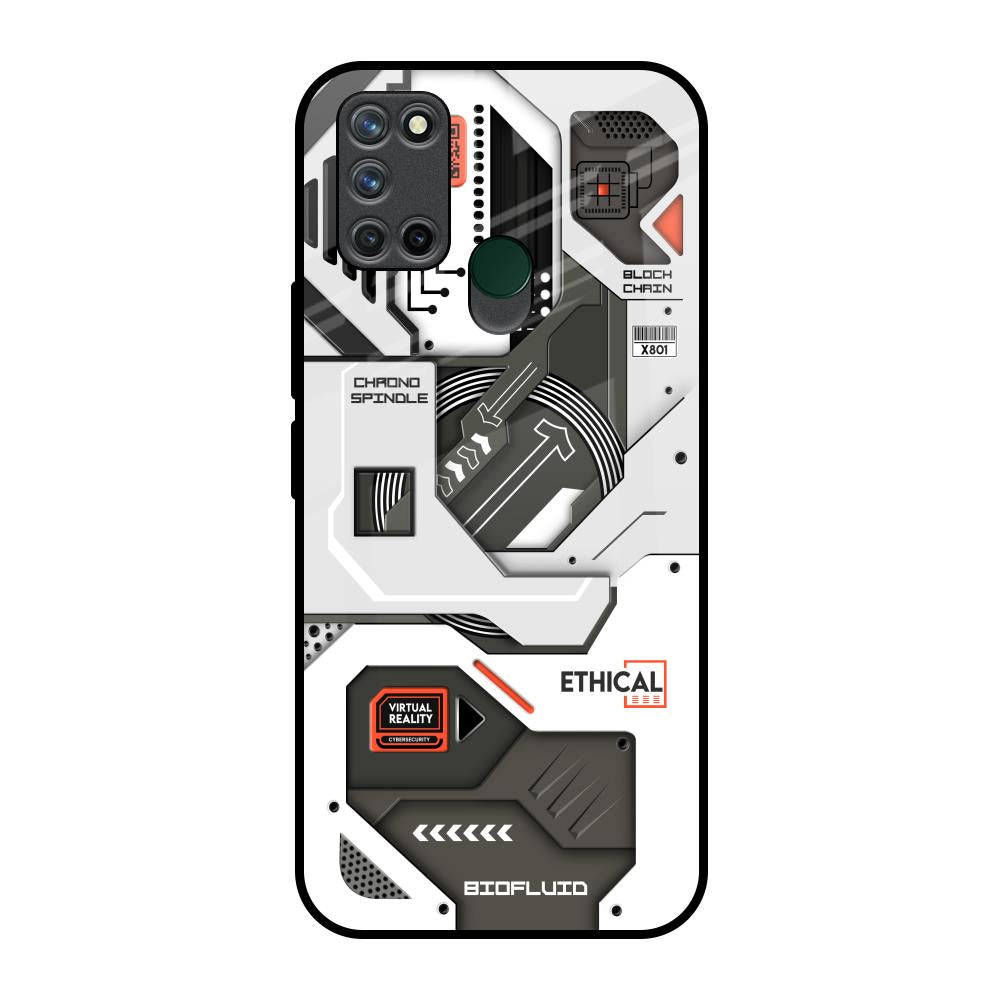 Explore Circuit Realme 7i Glass Back Cover Online