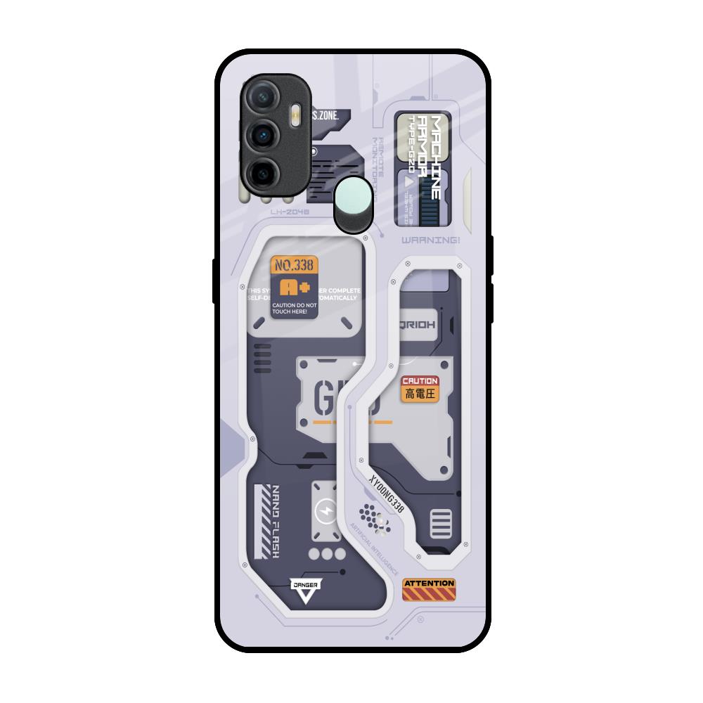 Tech Savvy Oppo A33 Glass Back Cover Online