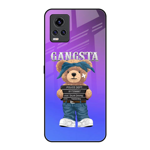Gangsta Bear Vivo V20 Pro Glass Back Cover Online