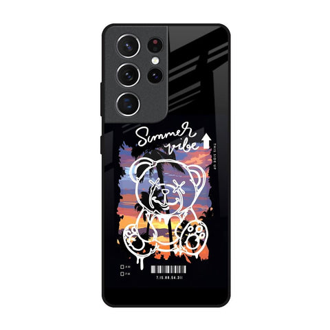 Summer Vibe Samsung Galaxy S21 Ultra Glass Back Cover Online