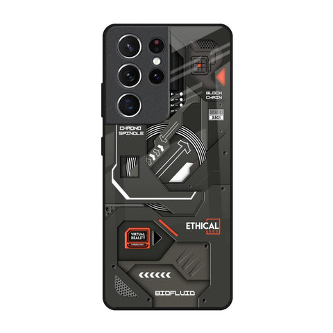 Tech Aesthetics Samsung Galaxy S21 Ultra Glass Back Cover Online