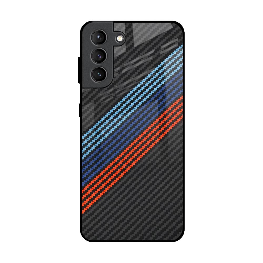 Carbon Inspired Samsung Galaxy S21 Plus Glass Back Cover Online