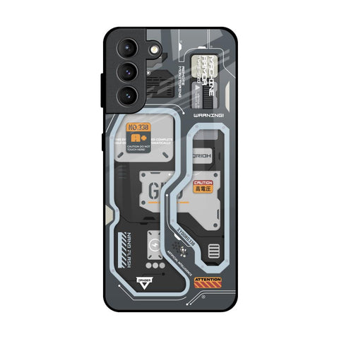 Retro Futuristic Samsung Galaxy S21 Plus Glass Back Cover Online