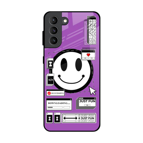Code with Smile Samsung Galaxy S21 Plus Glass Back Cover Online