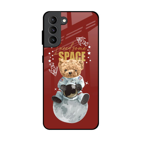Astronaut Bear Samsung Galaxy S21 Plus Glass Back Cover Online