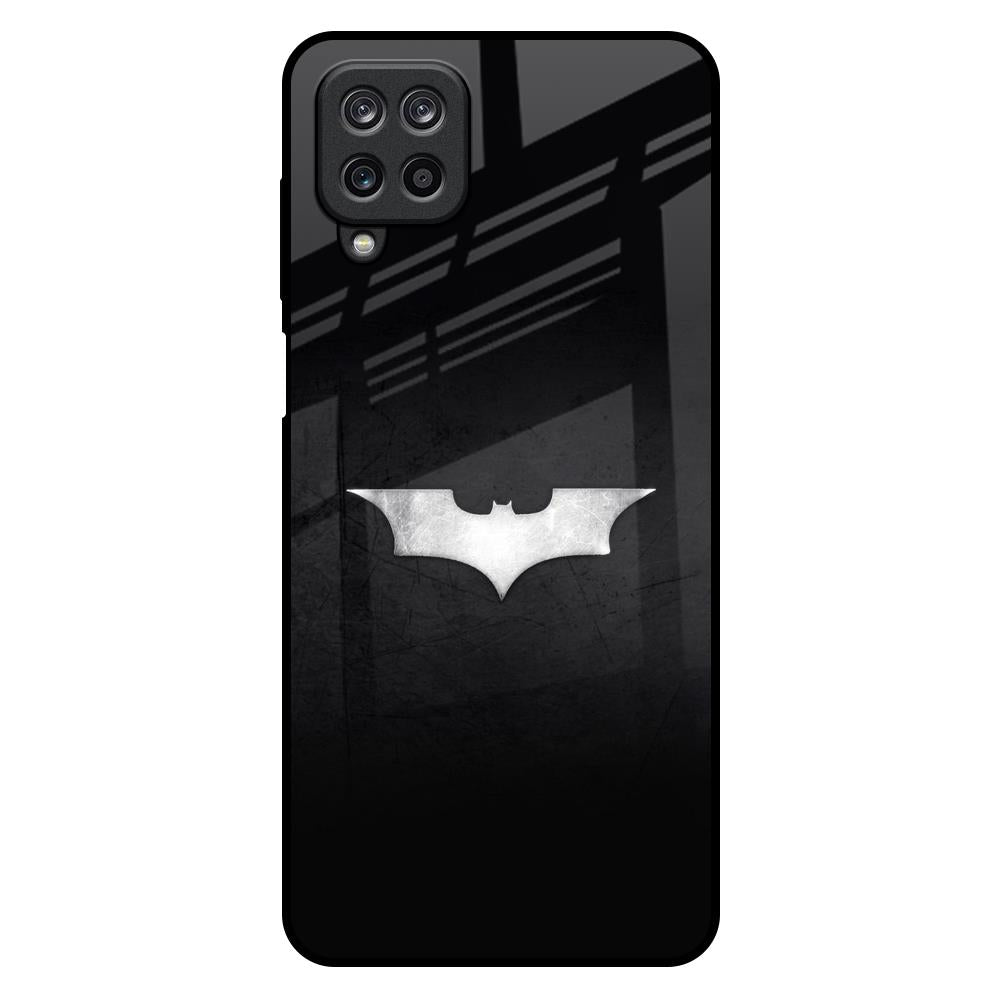 Super Hero Logo Samsung Galaxy M12 Glass Back Cover Online