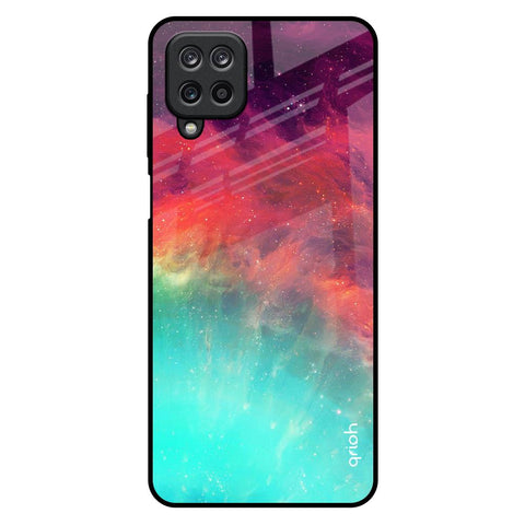 Colorful Aura Samsung Galaxy M12 Glass Back Cover Online