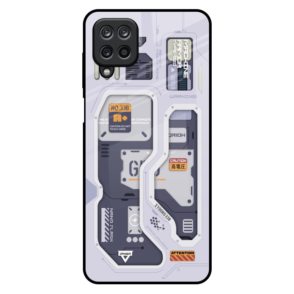 Tech Savvy Samsung Galaxy M12 Glass Back Cover Online