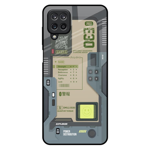 Art Station Samsung Galaxy M12 Glass Back Cover Online