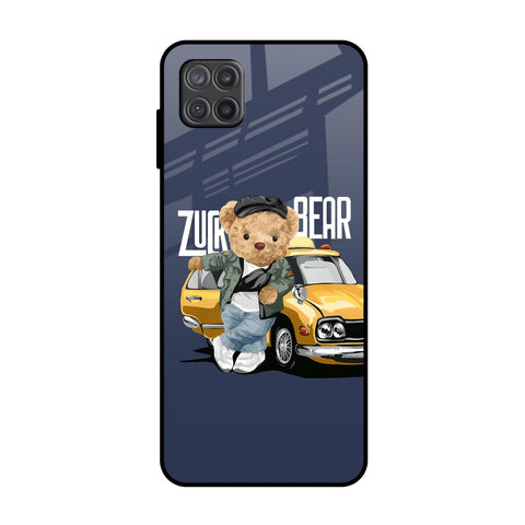Adventurous Bear Samsung Galaxy M12 Glass Back Cover Online