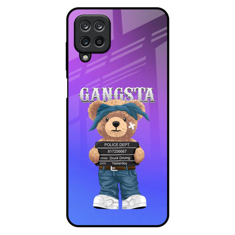 Gangsta Bear Samsung Galaxy M12 Glass Back Cover Online