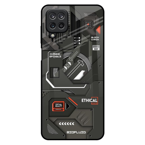 Tech Aesthetics Samsung Galaxy M12 Glass Back Cover Online