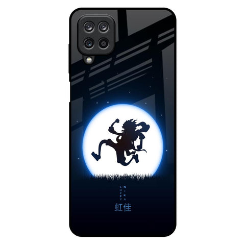 Luffy Nika Samsung Galaxy M12 Glass Back Cover Online
