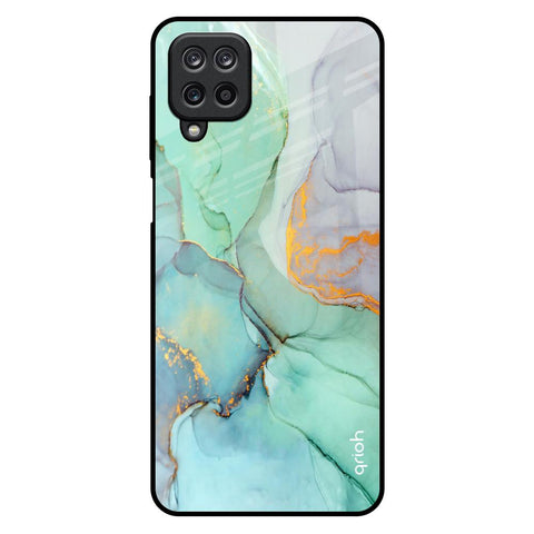 Green Marble Samsung Galaxy M12 Glass Back Cover Online
