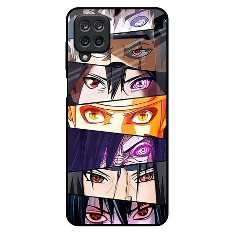 Anime Eyes Samsung Galaxy M12 Glass Back Cover Online