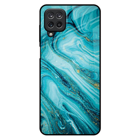 Ocean Marble Samsung Galaxy M12 Glass Back Cover Online