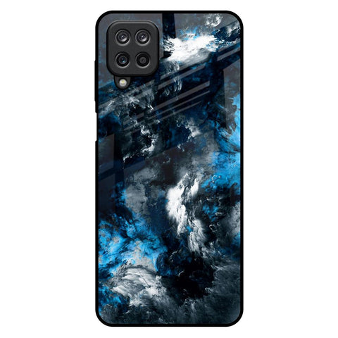 Cloudy Dust Samsung Galaxy M12 Glass Back Cover Online