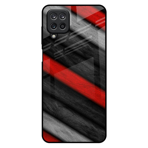 Soft Wooden Texture Samsung Galaxy M12 Glass Back Cover Online