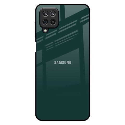 Olive Samsung Galaxy M12 Glass Back Cover Online