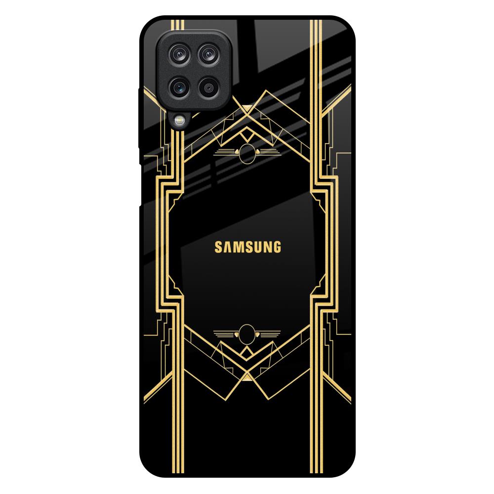 Sacred Logo Samsung Galaxy M12 Glass Back Cover Online