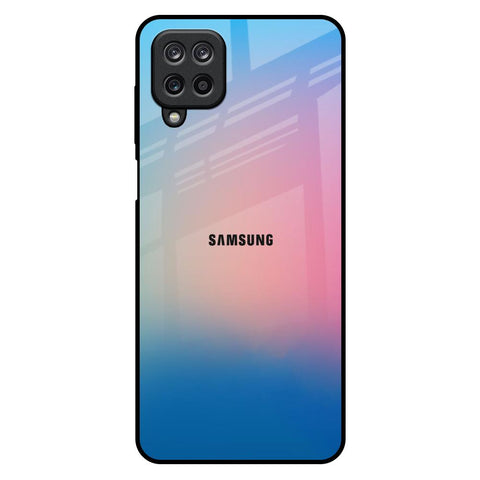Blue & Pink Ombre Samsung Galaxy M12 Glass Back Cover Online