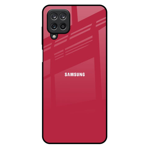 Solo Maroon Samsung Galaxy M12 Glass Back Cover Online