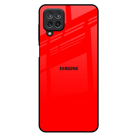 Blood Red Samsung Galaxy M12 Glass Back Cover Online