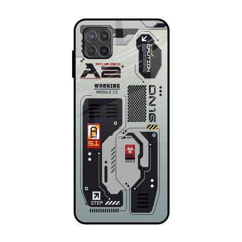 Techno Vibes Samsung Galaxy A12 Glass Back Cover Online