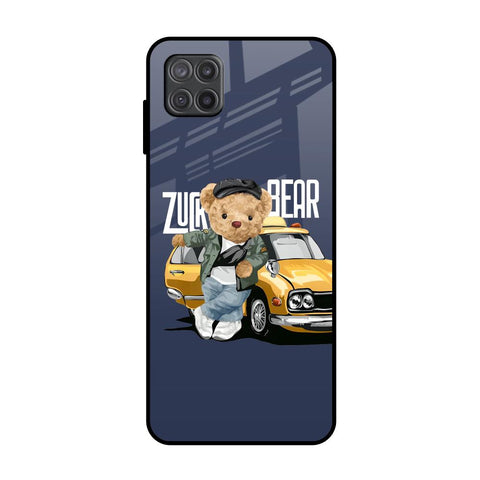 Adventurous Bear Samsung Galaxy A12 Glass Back Cover Online