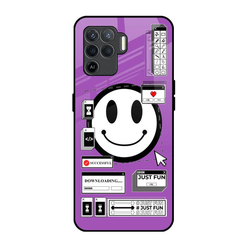 Code with Smile Oppo F19 Pro Glass Back Cover Online
