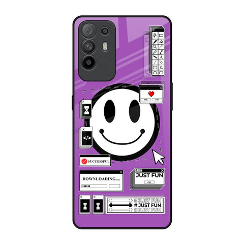 Code with Smile Oppo F19 Pro Plus Glass Back Cover Online
