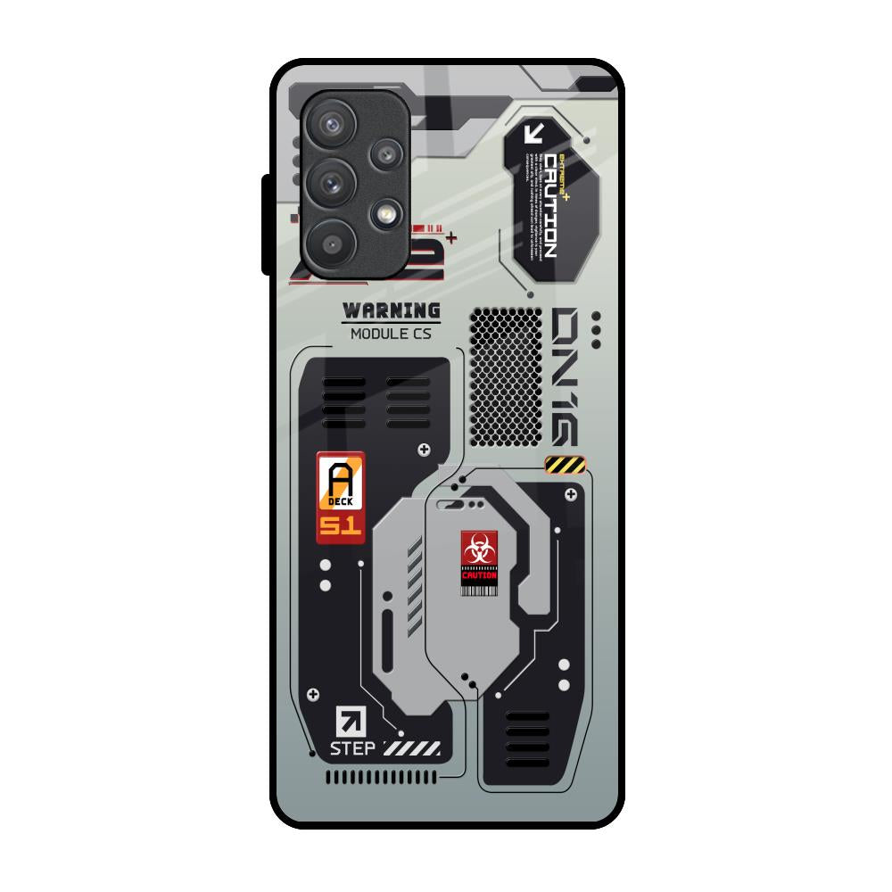 Techno Vibes Samsung Galaxy A72 Glass Back Cover Online