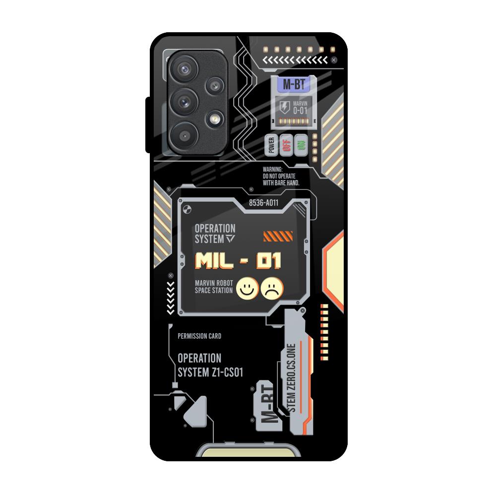 Exposed Parts Samsung Galaxy A72 Glass Back Cover Online