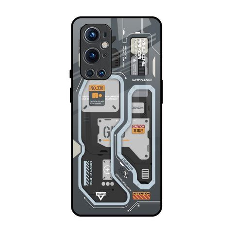 Retro Futuristic OnePlus 9 Pro Glass Back Cover Online