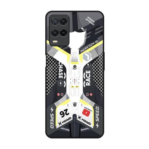 Car Enthusiast Realme 8 Glass Back Cover Online