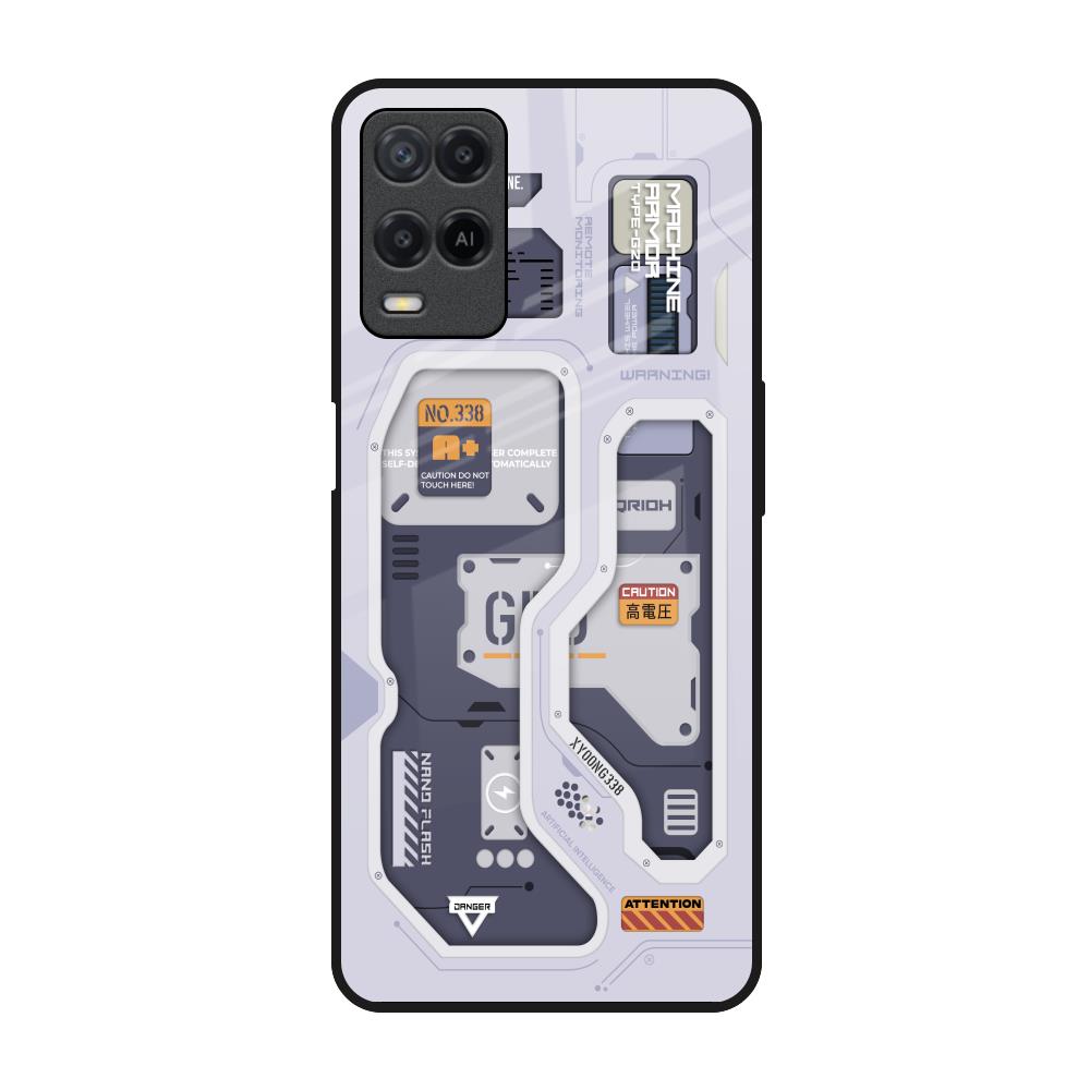 Tech Savvy Realme 8 Glass Back Cover Online
