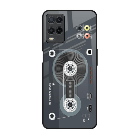 Retro Recorder Realme 8 Glass Back Cover Online