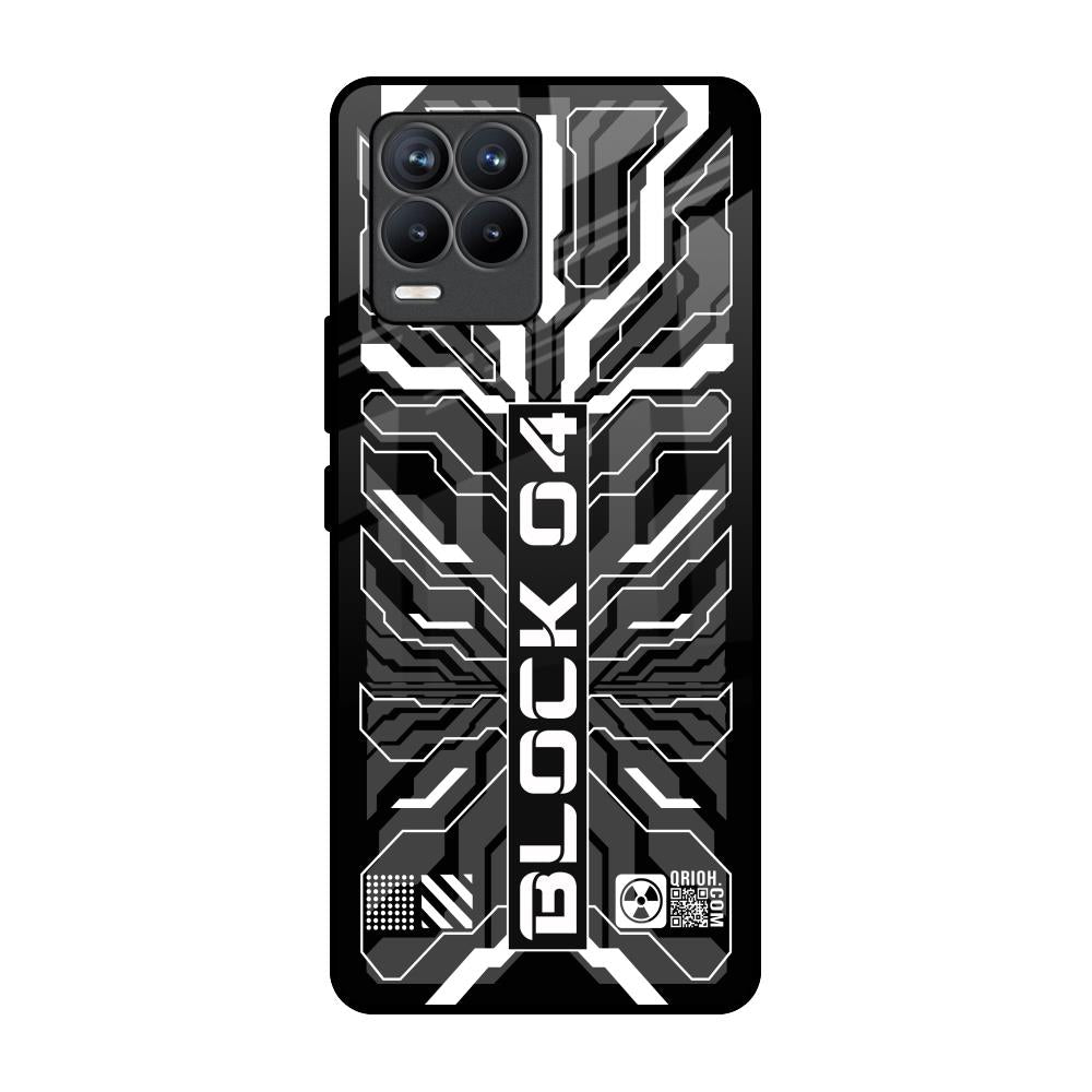 Monochrome Magic Realme 8 Pro Glass Back Cover Online