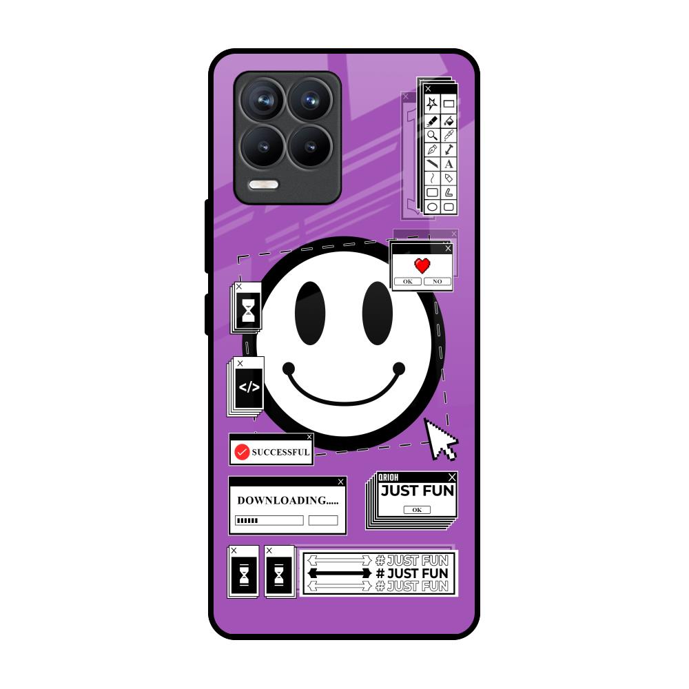 Code with Smile Realme 8 Pro Glass Back Cover Online