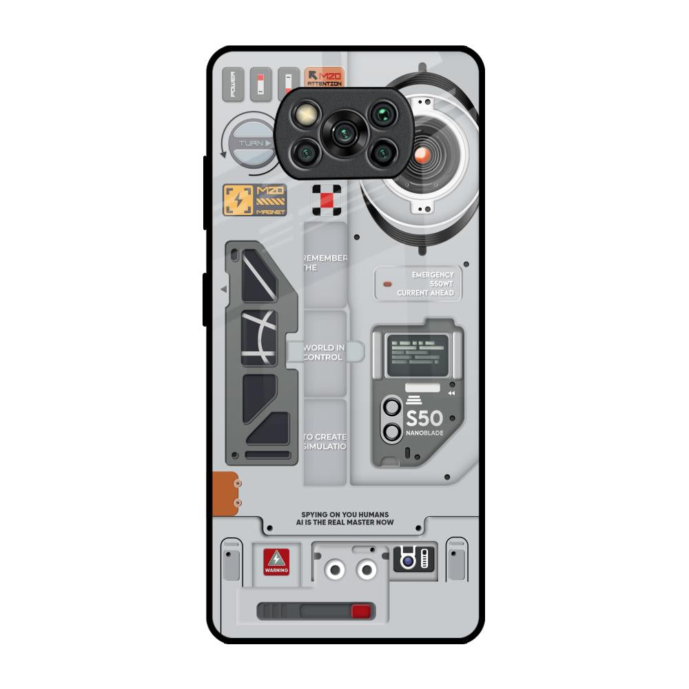 Plasma Shield Poco X3 Pro Glass Back Cover Online