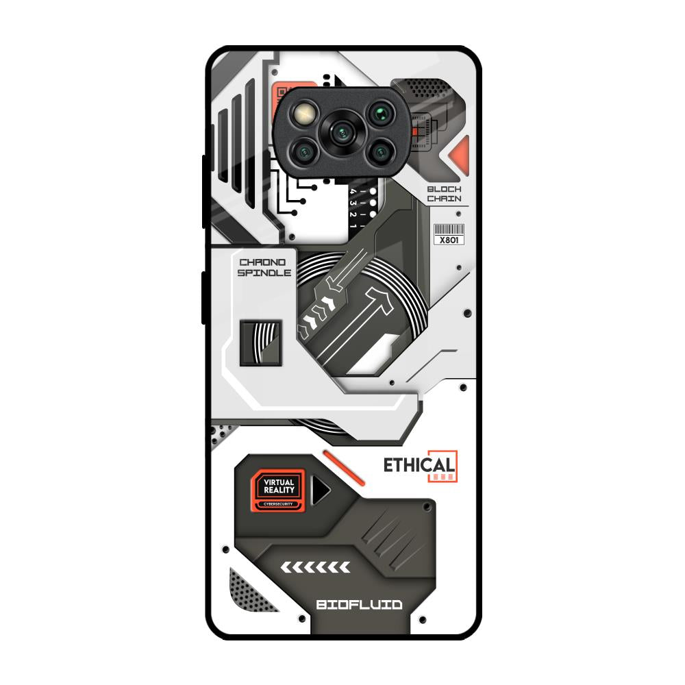 Explore Circuit Poco X3 Pro Glass Back Cover Online