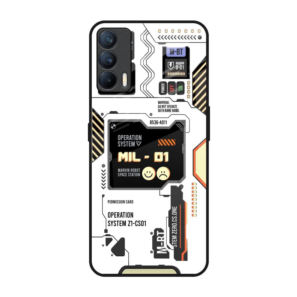 Tech Display Realme X7 Glass Back Cover Online