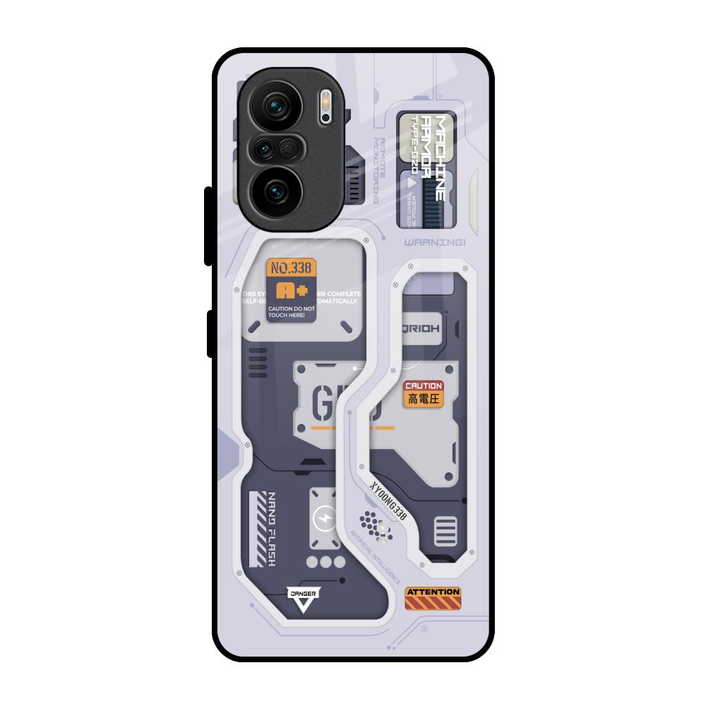Tech Savvy Mi 11X Pro Glass Back Cover Online