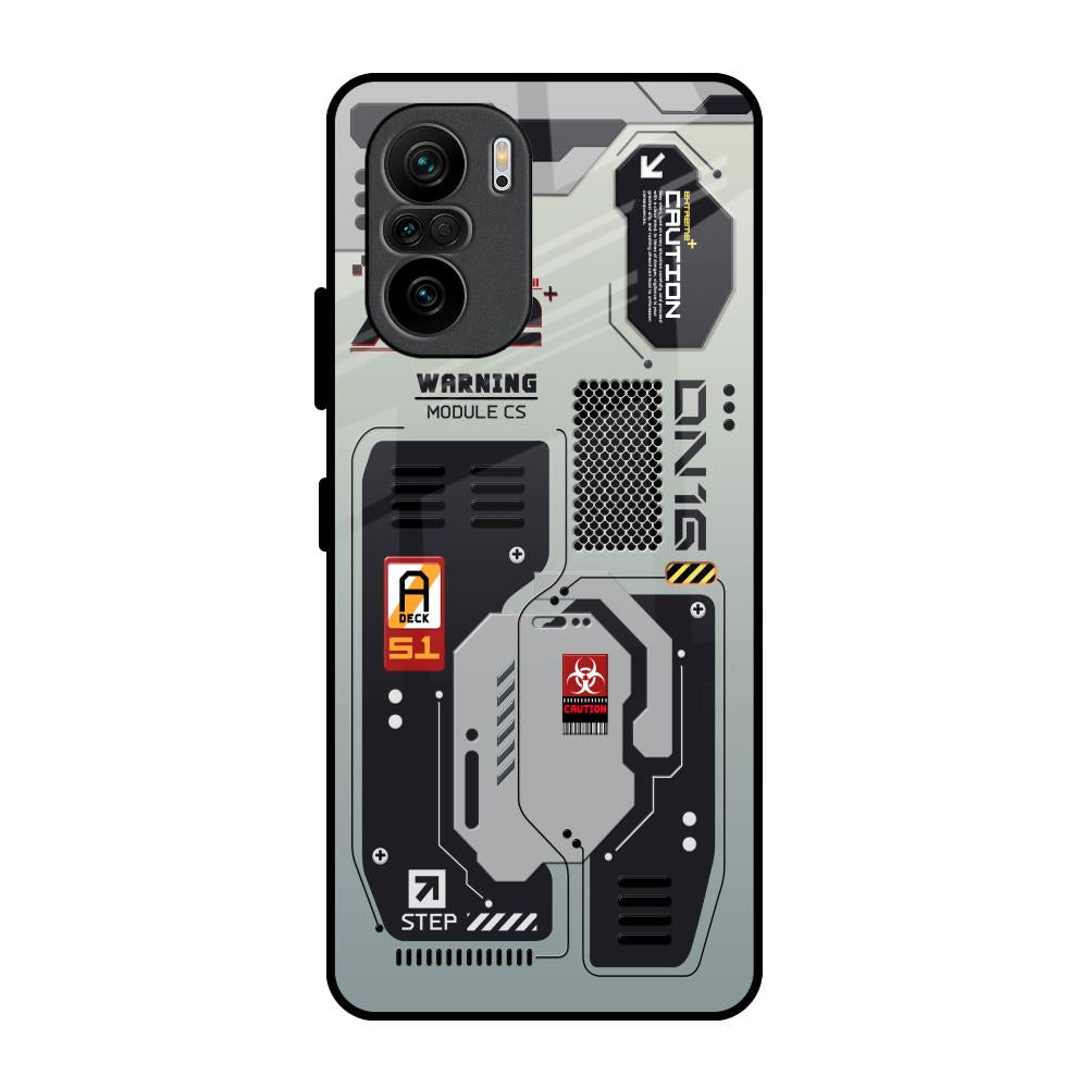 Techno Vibes Mi 11X Pro Glass Back Cover Online