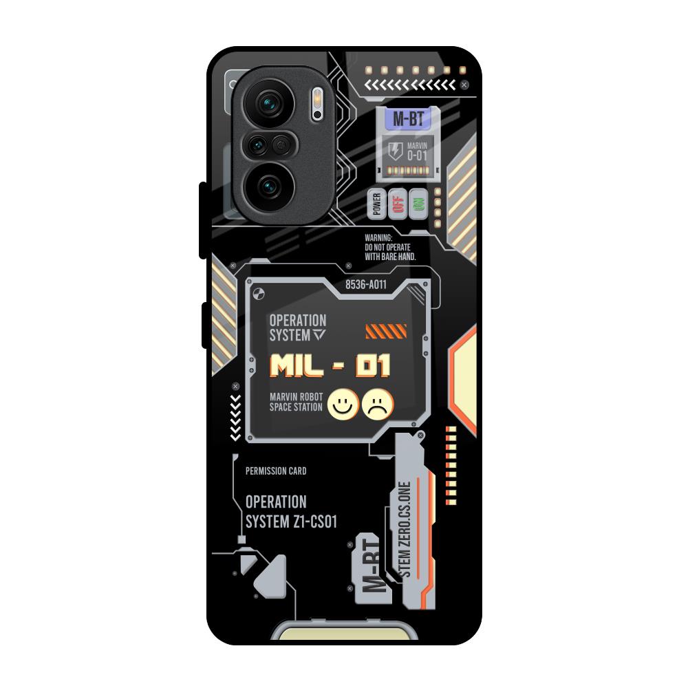 Exposed Parts Mi 11X Pro Glass Back Cover Online