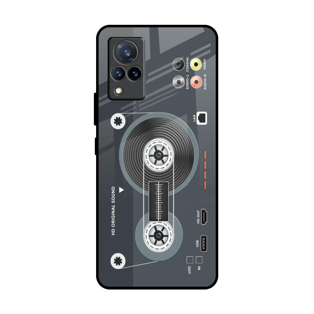 Retro Recorder Vivo V21 Glass Back Cover Online